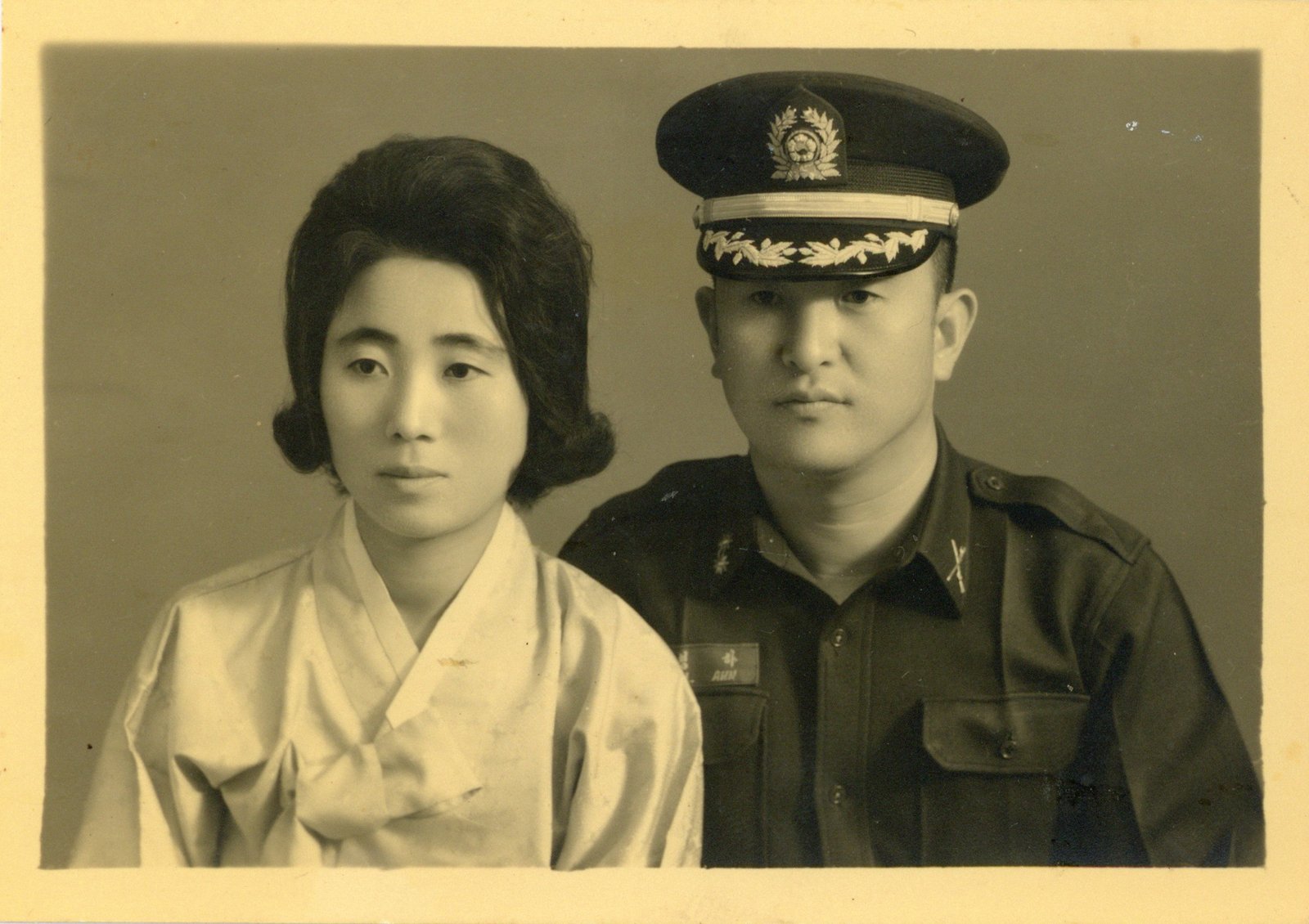 군 전역기념사진